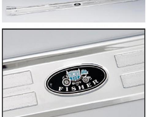 Firebird Door Sill Plate, With Fisher Emblem, 1967-1969