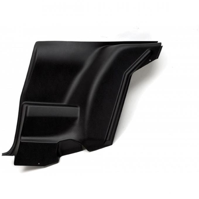 Firebird Inner Rear Side Panel, Right, Black, 1972-1981