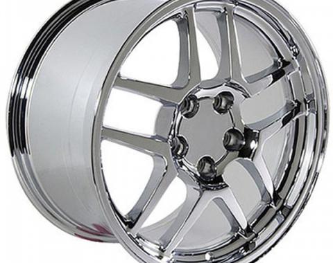 Firebird 17X9.5 Z06 Style Reproduction Wheel, Chrome, 1993-2002