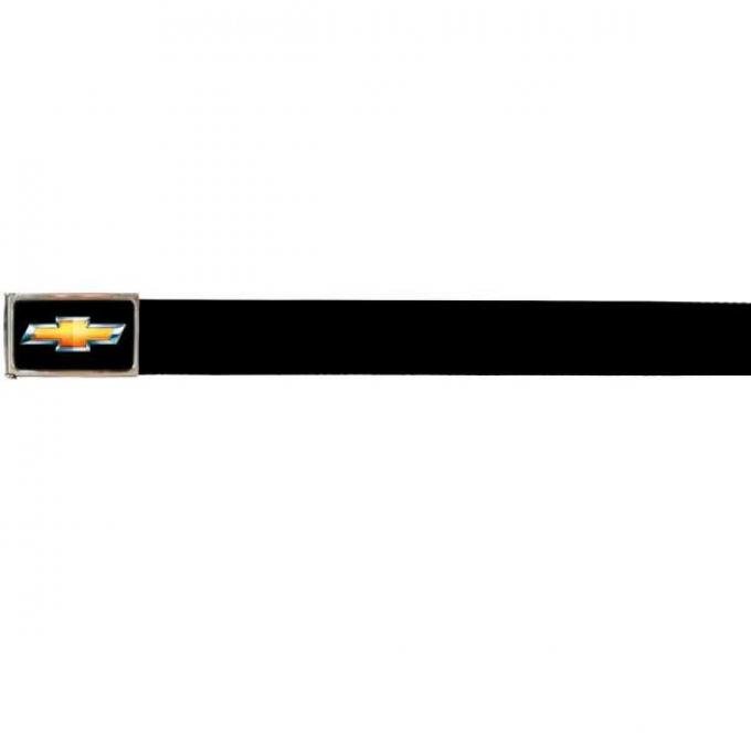 Web Belts, Up to 46'' Waist, Chevy Gold Bowtie Logo With Bottle Opener