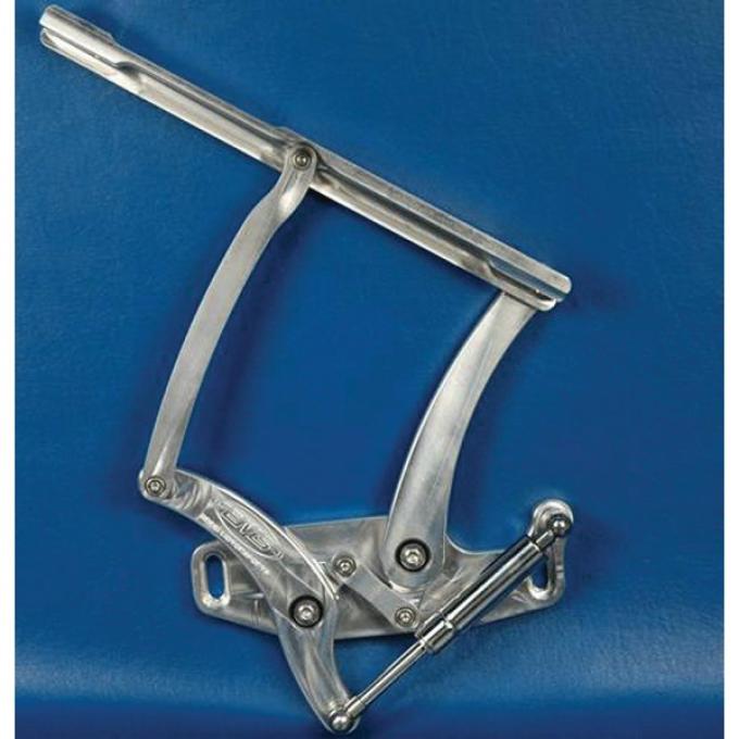 Firebird Billet Aluminum Hood Hinges, Machined Finish, 1967-1969