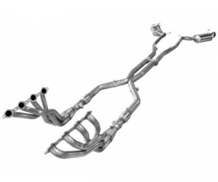 Camaro 2" x 3" Headers With 3" X-Pipe, With Tips, Off Road Use Only, V8, 2010-2015