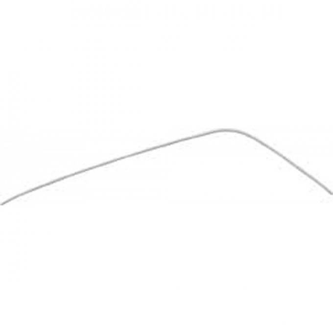 Firebird Roof Drip Molding, Right, With Vinyl Top, 1973-1977