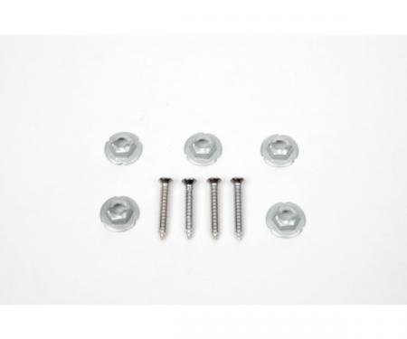 Redline Restomotive® 1967-1969 Chevrolet Camaro Center Console Shift Plate Hardware Kit