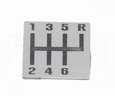 Camaro 6-Speed Shift Plate, TKO Pattern, 1982-1992