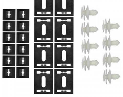 Door Panel Clips, Lower, Large, 1972-1977