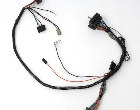 Camaro Dash Instrument Cluster Wiring Harness, V8, With Gauges, 1970