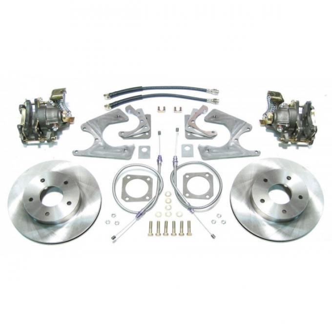 Firebird Rear Disc Brake Conversion Kit, For Cars With Staggered Shocks, 1967-1969