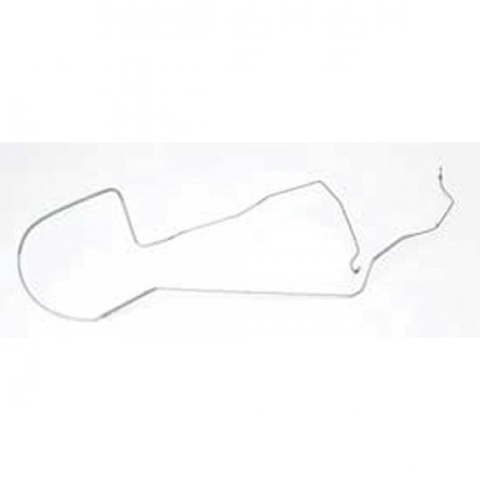 Firebird Brake Line Set, Front To Rear, Steel, One-Piece, 1968