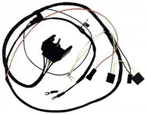 Camaro Engine Wiring Harness, All V8, For Cars With Gauges,1968