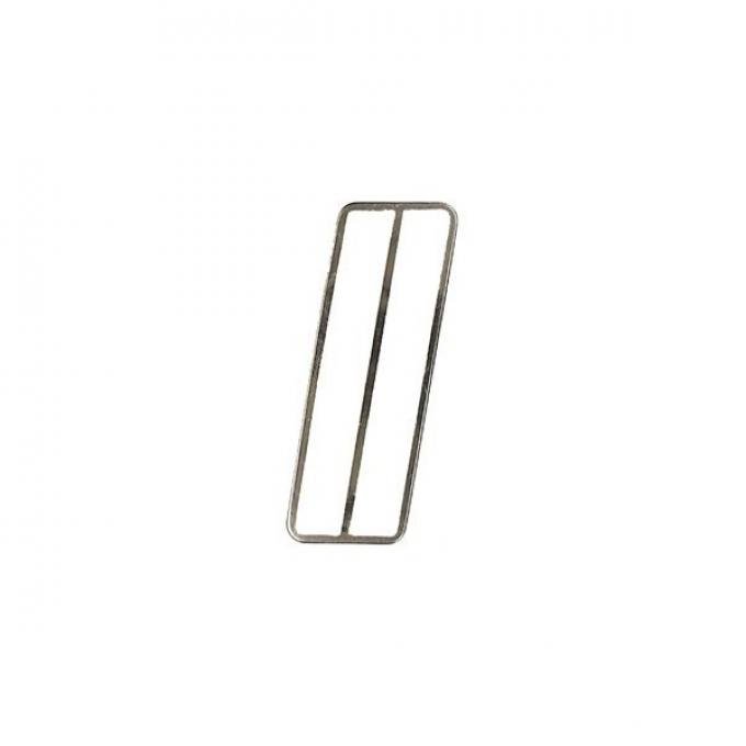 El Camino Gas Pedal Trim, Stainless Steel, 1968-1972