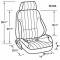 Camaro Bucket Seat, Rally Recliner, Left