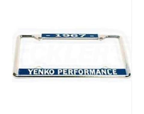 Yenko Performace License Frame, 1967