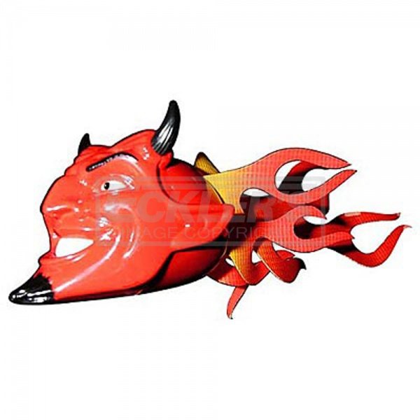 Retro Style Flaming Antenna Topper