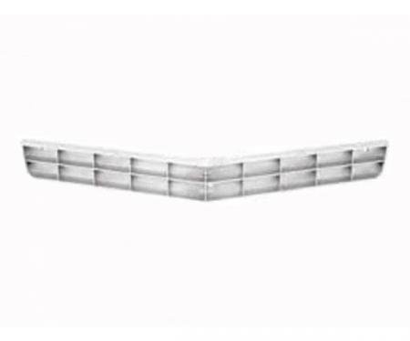 Camaro Lower Grill, Standard, Silver, 1974-1977