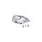 Firebird Sunvisor Bracket, Right, Convertible, Polished Chrome, 1967