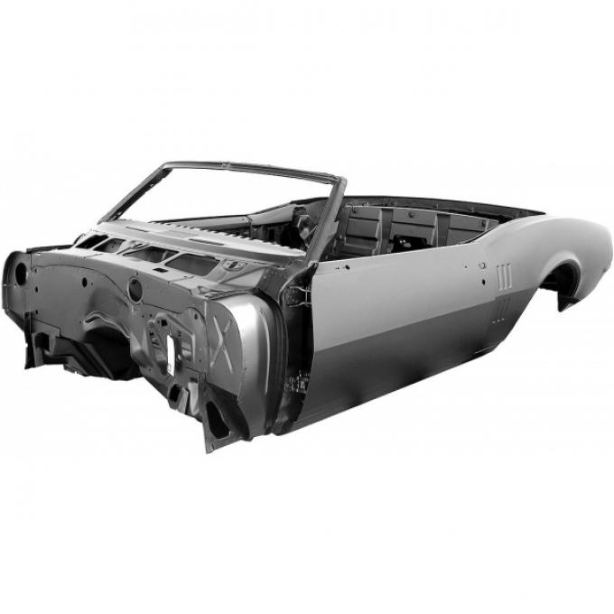 Firebird Full Body Assembly, Convertible, Heater Delete, 1969