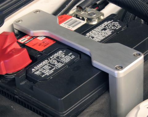 Drake Muscle 2005-2014 Ford Mustang Battery Mount Bracket 5R3Z-10718-BL