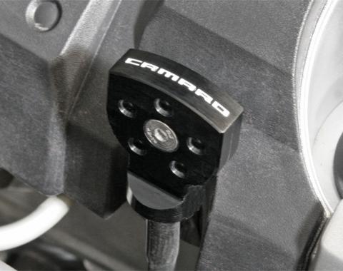 Drake Muscle 2010-2014 Chevrolet Camaro Oil Dipstick Handle Cover CA-120001-BLK