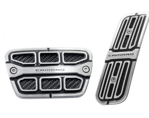 Drake Muscle 2010-2014 Chevrolet Camaro Pedal Covers CA-180005-A