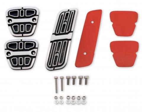 Drake Muscle 2010-2014 Chevrolet Camaro 2010-14 Camaro Pedal Covers-Manual CA-180005-M