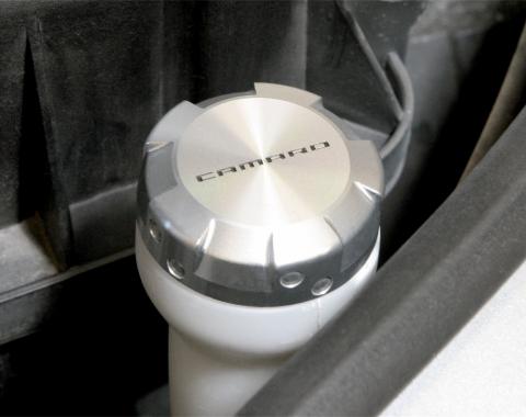Drake Muscle 2010-2014 Chevrolet Camaro Washer Fluid Reservoir Cap CA-120006-BL