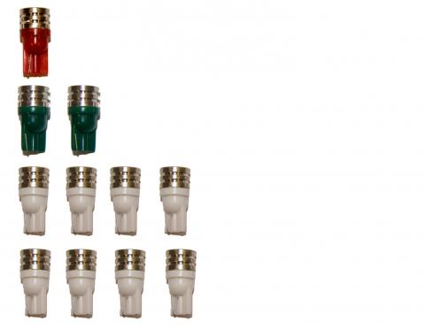 Drake Muscle 1979-1993 Ford Mustang Ultra Bright Instrument Panel LED Bulb Kit SD-FOX-LED-GA-W