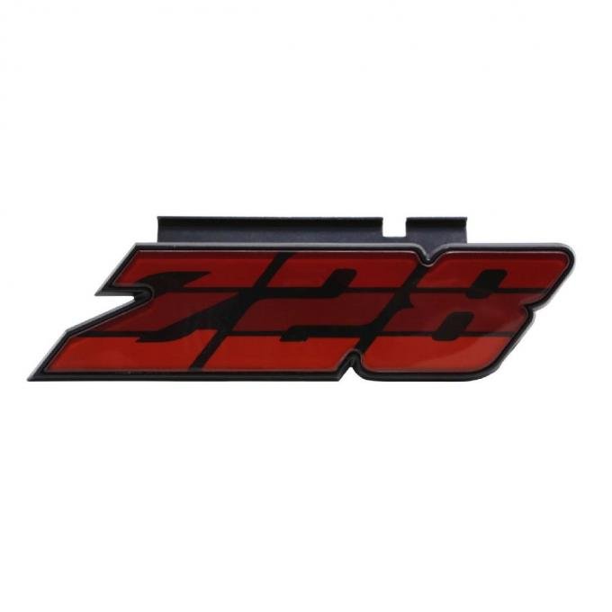 Trim Parts 80-81 Camaro Grille Emblem, Z-28, Red, Each 6885