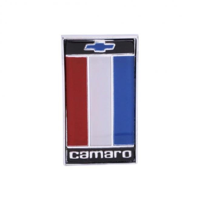 Trim Parts 75-77 Camaro Rear Emblem Assembly, Red, White, Blue, Each 6838