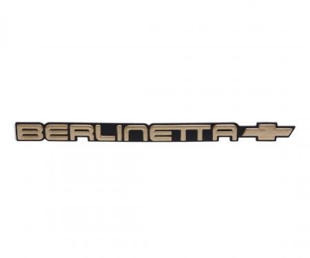 Trim Parts 85-86 Camaro Rear Panel Emblem, Berlinetta, Each 6997