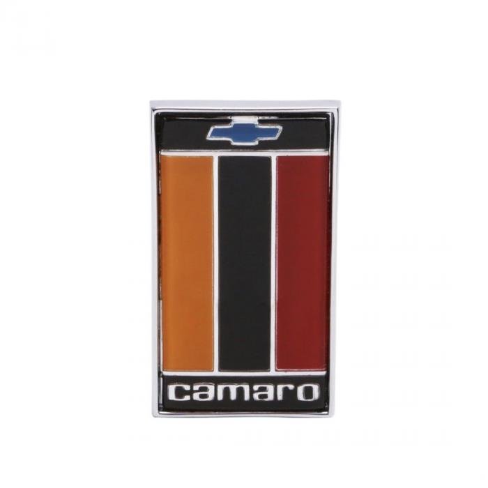 Trim Parts 75 77 Camaro Rear Emblem Assembly Orange Black Red Each 6839