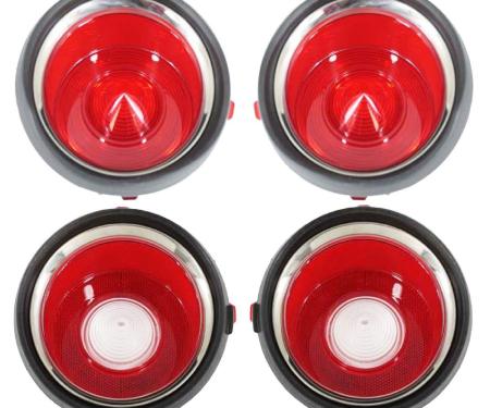 70-71 Early Camaro Tail Light Lens Set without RS