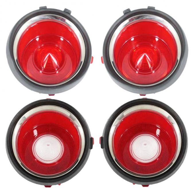 70-71 Early Camaro Tail Light Lens Set without RS