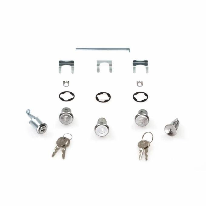 AMD Complete Lock Set, 68 Camaro Firebird X996-3568-S