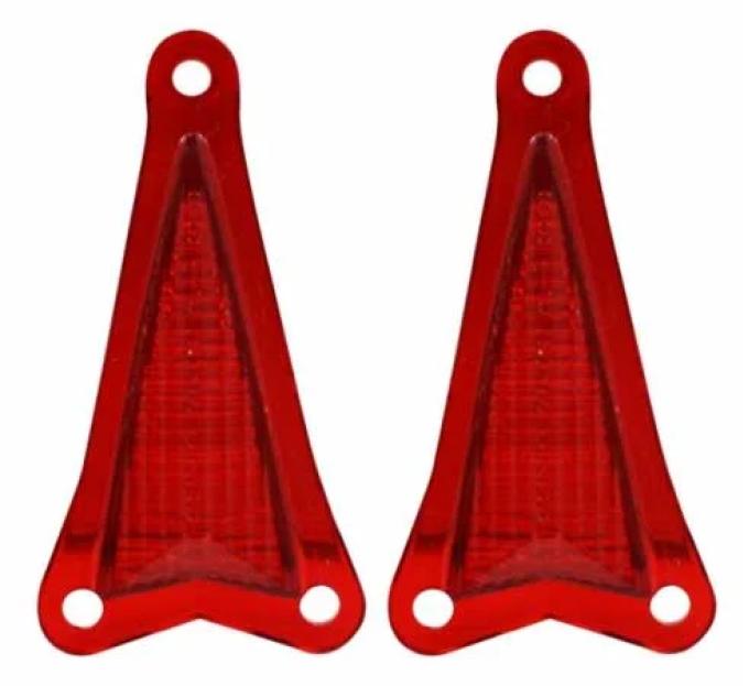 AMD Side Marker Lamp Lens, Rear, LH/RH Pair, 68 Firebird T-A8522