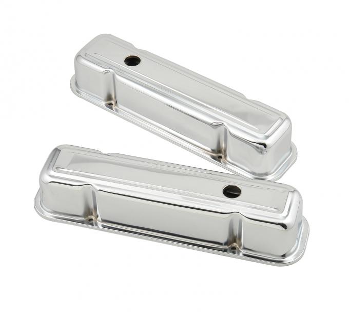 Mr. Gasket Chrome Tall-Style Valve Covers 9805