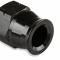 Mr. Gasket Aluminum Tube Adapter -6 an Male an to 3/8 Inch Tubing Black 892006-BL