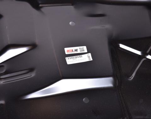 Redline Restomotive® 1975-1981 Camaro / Firebird Full Length Right Floor Pan with Toe Board & Transmission Tunnel