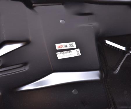 Redline Restomotive® 1975-1981 Camaro / Firebird Full Length Right Floor Pan with Toe Board & Transmission Tunnel