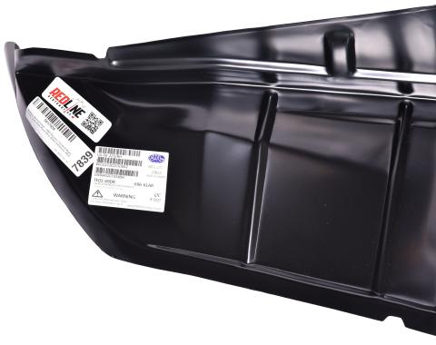 Redline Restomotive® 1969 Camaro / Firebird Right Trunk Lower Side Panel Drop Down Extension (High Quality)