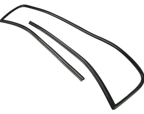 Precision Windshield Molding Kit, Coupe Without T-Tops WKT D1155