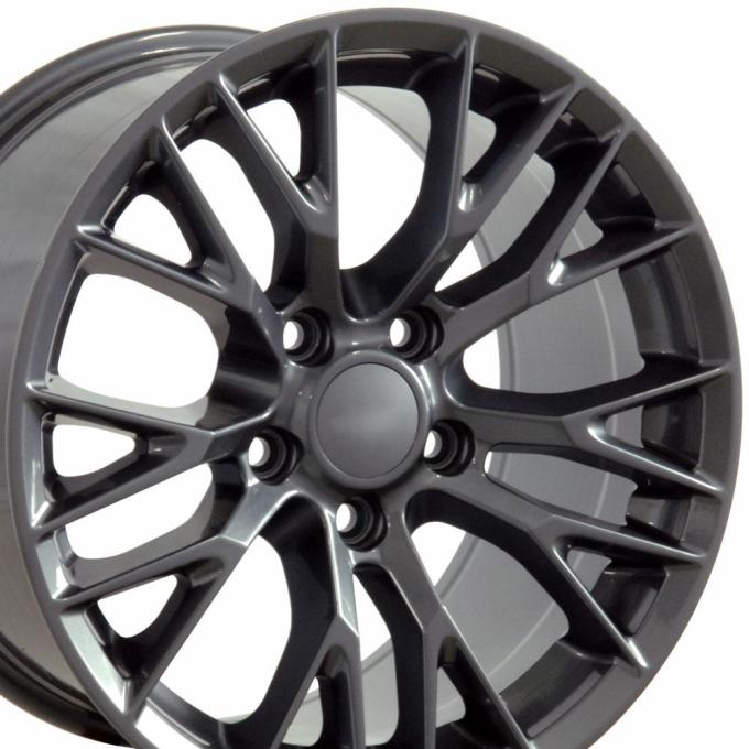 OE Replica Wheels CV22B - 18" Replica Wheel CV22 Fits Chevrolet Corvette - C7 Z06 Rim 18x8.5 Gunmetal CV22B-18085-5475-56G