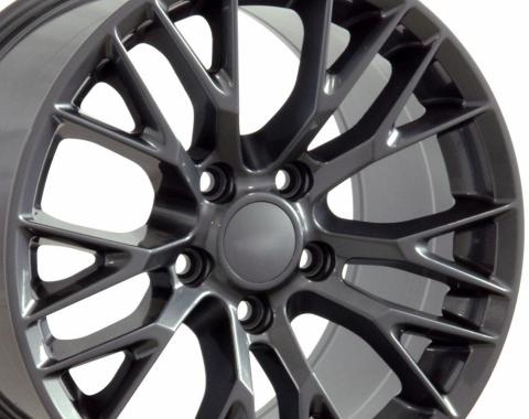 OE Replica Wheels CV22B - 18" Replica Wheel CV22 Fits Chevrolet Corvette - C7 Z06 Rim 18x8.5 Gunmetal CV22B-18085-5475-56G