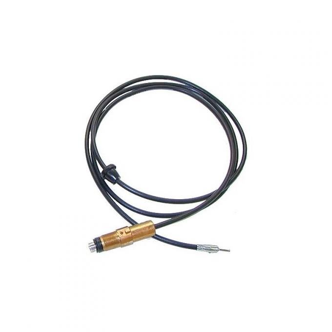 Camaro Radio AM/FM Antenna Cable, Front Mount, With Antenna Body, 1969