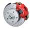 Leed Brakes Spindle Kit with 2" Drop Spindles Drilled Rotors and Powder Coated Calipers RFC1003SMX