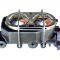 Leed Brakes Power booster kit 8 inch dual booster 1-1/8 inch bore master adj valve(Chrome) PBKT1058