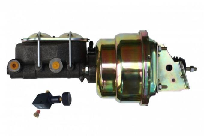 Leed Brakes Power booster kit 7 inch dual booster 1 inch bore master adj valve (Zinc) PBKT1010