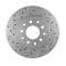 Leed Brakes Rear Disc Brake Kit with Drilled Rotors and Zinc Plated Calipers RC1001X