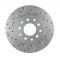 Leed Brakes Rear Disc Brake Kit with Drilled Rotors and Red Powder Coated Calipers RRC1009X