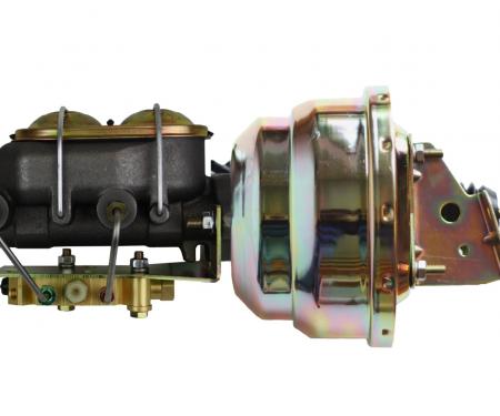 Leed Brakes Power booster kit 8 inch dual booster 1 inch bore master disc/disc (Zinc) PBKT1040